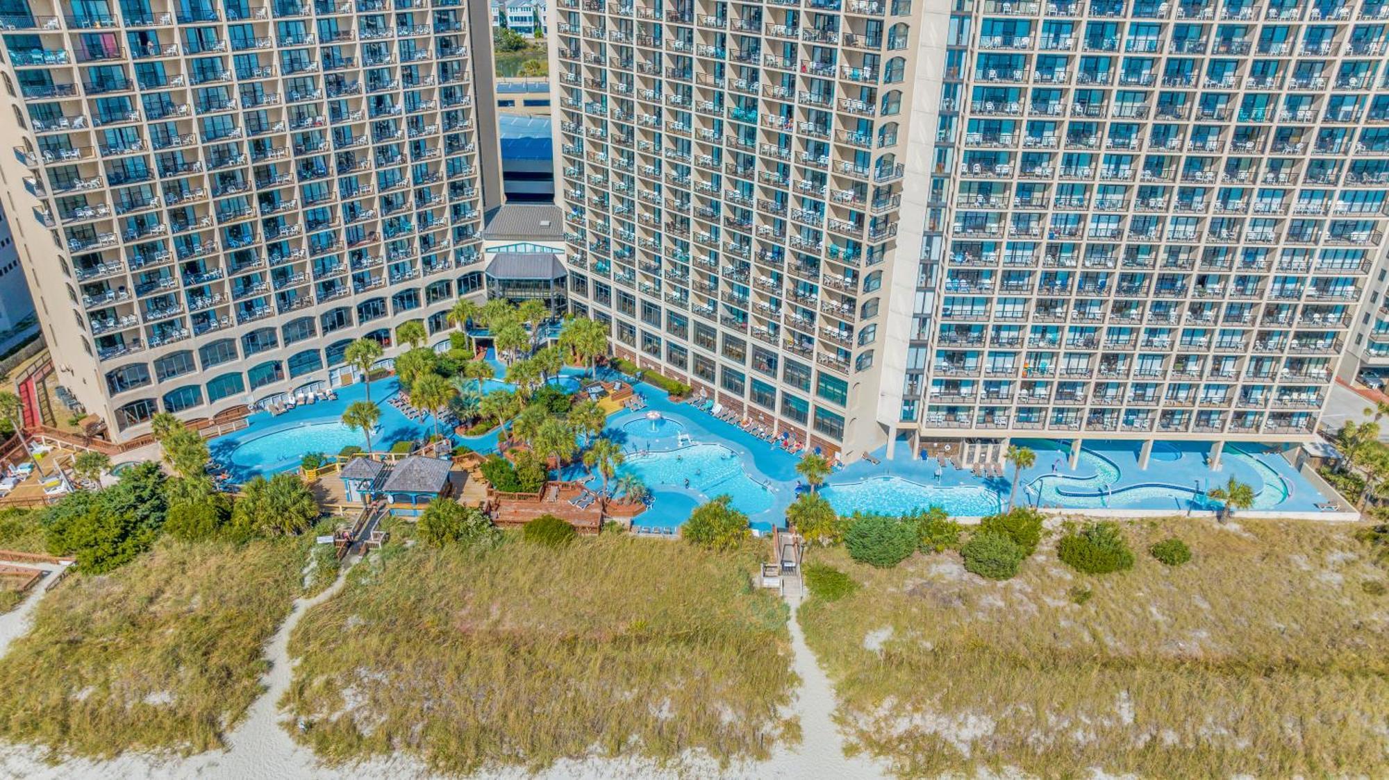 Апартаменты Luxury Ocean Front By Barefoot Landing Миртл-Бич Экстерьер фото
